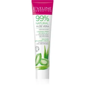 Eveline Cosmetics 99% Natural Aloe Vera crème dépilatoire apaisante maillot et aisselles 125 ml #566933