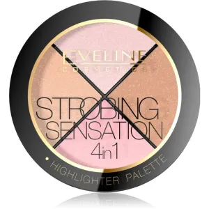Eveline Cosmetics Strobing Sensation palette d'enlumineurs 12 g