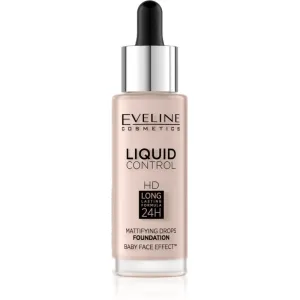 Eveline Cosmetics Liquid Control fond de teint liquide avec pipette teinte 005 Ivory 32 ml