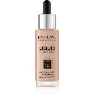 Eveline Cosmetics Liquid Control fond de teint liquide avec pipette teinte 025 Light Rose 32 ml #565921
