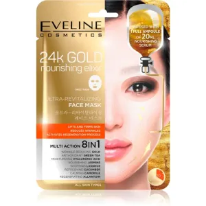 Eveline Cosmetics 24k Gold Nourishing Elixir masque liftant 1 pcs #114252