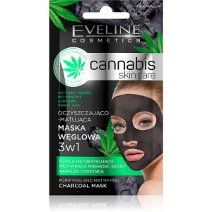 Eveline Cosmetics Cannabis masque visage purifiant à l'argile 7 ml