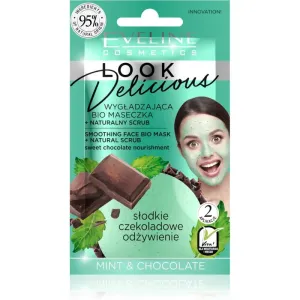 Eveline Cosmetics Look Delicious Mint & Chocolate masque lissant hydratant au chocolat 10 ml