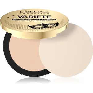 Eveline Cosmetics Variété poudre compacte minérale avec applicateur teinte 01 Light 8 g