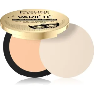 Eveline Cosmetics Variété poudre compacte minérale avec applicateur teinte 02 Natural 8 g