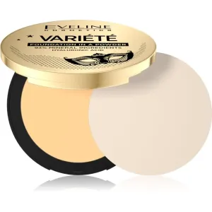 Eveline Cosmetics Variété poudre compacte minérale avec applicateur teinte 03 Light Vanilla 8 g