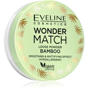 Eveline Cosmetics Wonder Match poudre libre transparente effet mat Bamboo 6 g
