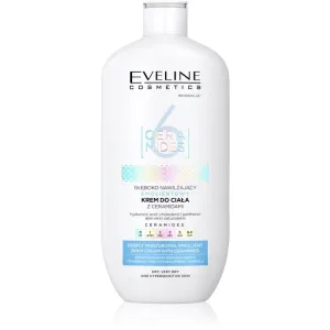 Eveline Cosmetics 6 Ceramides crème hydratante corps pour peaux sèches à très sèches sans parfum 350 ml
