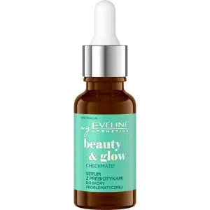 Eveline Cosmetics Beauty & Glow Checkmate! sérum matifiant anti-pores dilatés avec prébiotiques 18 ml