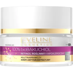 Eveline Cosmetics Bio Bakuchiol Crème multi-correctionnelle contre les signes de l'âge 70+ 50 ml