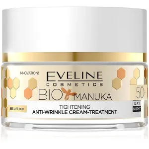 Eveline Cosmetics Bio Manuka crème raffermissante et lissante 50+ 50 ml