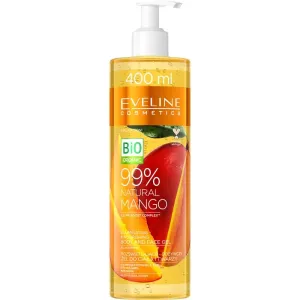 Eveline Cosmetics Bio Organic Natural Mango gel hydratant et régénérant pour tous types de peau 400 ml