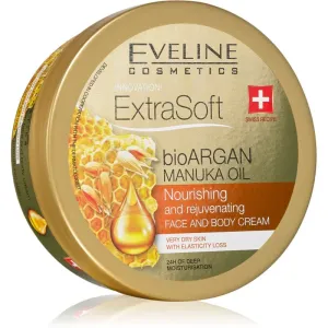 Eveline Cosmetics Extra Soft crème hydratante corps et visage à l'huile d'argan 175 ml #114344