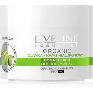 Eveline Cosmetics Green Olive crème jour et nuit hydratante anti-rides à l'extrait d'olives 50 ml
