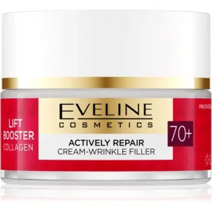 Eveline Cosmetics Lift Booster Collagen crème hydratante et nourrissante pour les rides 70+ 50 ml