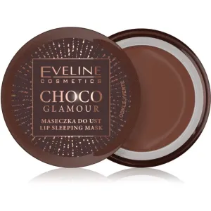 Eveline Cosmetics Choco Glamour masque de nuit régénérateur lèvres 12 ml