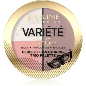Eveline Cosmetics Variété Trio palette contouring 3 en 1 teinte 01 Light 10 g