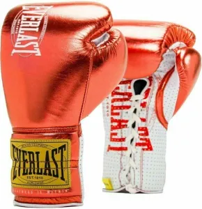 Everlast 1910 Pro Fight Gloves Red 10 oz