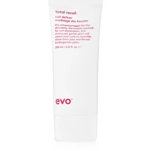 EVO Curl Total Recoil crème de définition pour cheveux bouclés et frisé 200 ml