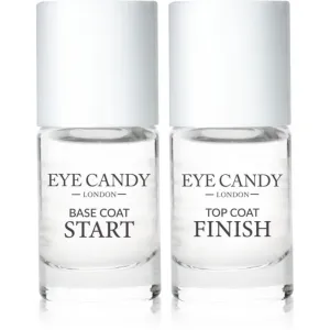 Eye Candy Gel Nail Wrap System vernis top coat gel sans utilisation de lampe UV/LED 2x10 ml