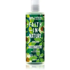 Faith In Nature Avocado après-shampoing traitant pour tous types de cheveux 400 ml