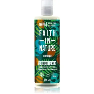 Faith In Nature Coconut après-shampoing hydratant pour cheveux normaux à secs 400 ml