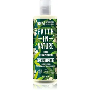 Faith In Nature Hemp & Meadowfoam après-shampoing rénovateur pour cheveux normaux à secs 400 ml