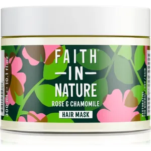 Faith In Nature Rose & Chamomile masque régénérant pour cheveux abîmés 300 ml