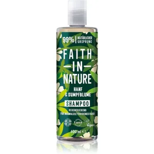 Faith In Nature Hemp & Meadowfoam shampoing rénovateur pour cheveux normaux à secs 400 ml