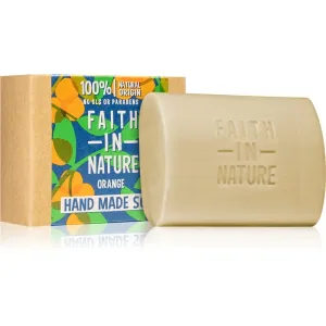 Faith In Nature Hand Made Soap Orange savon solide naturel 100 g
