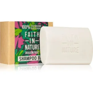 Faith In Nature Dragon Fruit shampoing solide bio pour cheveux abîmés et colorés 85 g