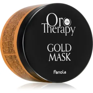 Fanola Oro Therapy Gold Mask masque hydratant pour cheveux secs et indisciplinés 300 ml