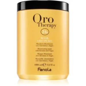 Fanola Oro Therapy Mask Oro Puro masque illuminateur pour cheveux ternes 1000 ml