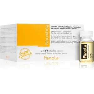 Fanola Nourishing sérum hydratant intense pour cheveux secs et abîmés 12x12 ml