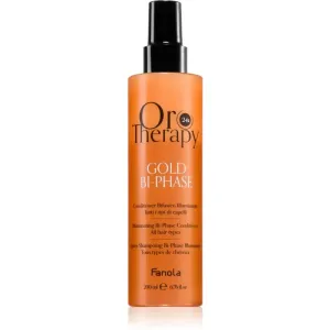 Fanola Oro Therapy Gold Bi-Phase après-shampoing biphasé sans rinçage 200 ml