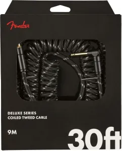 Fender Deluxe Coil Noir 9 m Droit - Angle