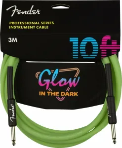 Fender Professional Glow in the Dark Vert 3 m Droit - Droit