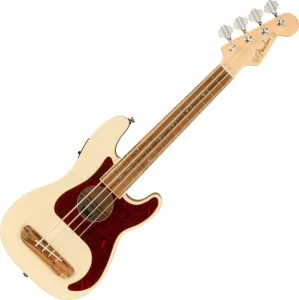Fender Fullerton Precision Bass Uke Ukulélé basse Olympic White