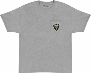 Fender T-shirt Pick Patch Pocket Tee Athletic Gray M