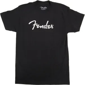 Fender T-shirt Spaghetti Logo Black L