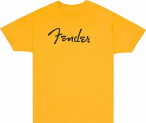 Fender T-shirt Spaghetti Logo Butterscotch XL