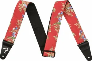 Fender 2'' Hawaiian Strap Red Floral Sangle pour guitare