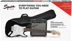 Fender Squier Stratocaster Pack IL Noir #17495