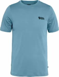 Fjällräven Abisko Wool Logo SS M Dawn Blue M T-shirt