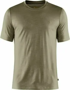 Fjällräven Abisko Wool SS Light Olive S T-shirt