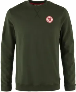 Fjällräven 1960 Logo Badge Sweater M Deep Forest 2XL Sweat à capuche outdoor