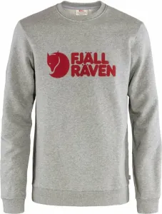 Fjällräven Logo Sweater M Grey/Melange XL Sweat à capuche outdoor