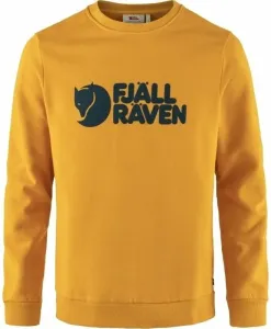 Fjällräven Logo Sweater M Mustard Yellow XL Sweat à capuche outdoor