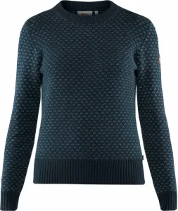 Fjällräven Övik Nordic Sweater W Dark Navy M Sweat à capuche outdoor