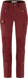 Fjällräven Nikka Trousers Curved W Bordeaux Red 36 Pantalons outdoor pour